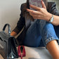 Funda para iPhone Maison Caviar Abby en color transparente, con diseño 3D y protección para el dispositivo móvil.