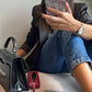 Funda para iPhone Maison Caviar Abby en color transparente, con diseño 3D y protección para el dispositivo móvil.