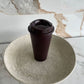 Vaso de café Maison Caviar, vaso para café en cerámica blanca con diseño elegante y asa para beber con estilo.
