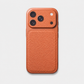 Funda para iPhone Maison Caviar Arthur en color naranja, protección y estilo para el teléfono inteligente.