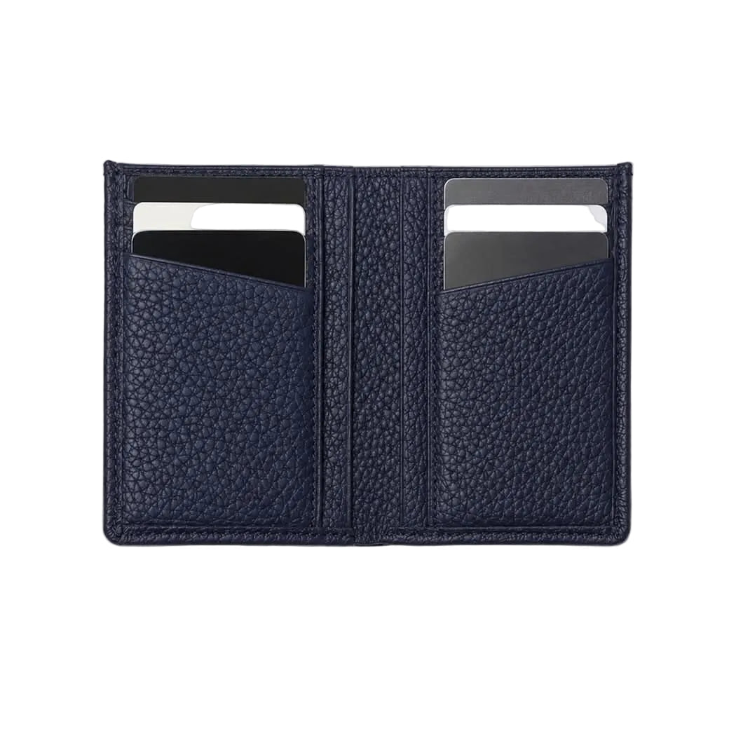 Billetera azul Maison Caviar Alphonse con detalles elegantes y acabados de alta calidad, diseñada para hombres y mujeres.