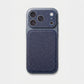 Funda para iPhone Maison Caviar Arthur en color azul navy, protección elegante para dispositivo móvil.