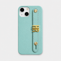 Funda para iPhone Celine de Maison Caviar en color azul claro, protectora y elegante, con diseño de alta calidad.