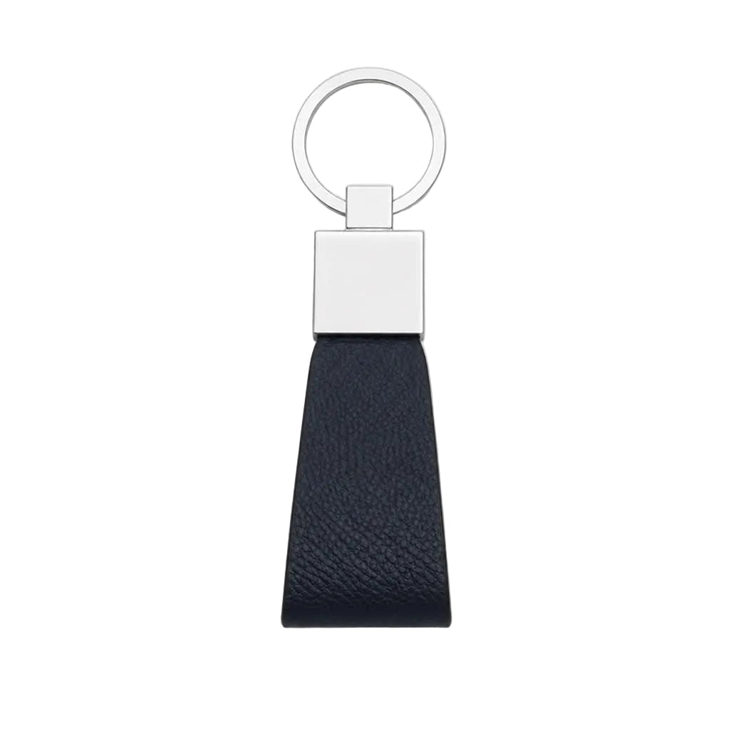Llavero Maison Caviar Paolo en color azul navy con diseño elegante y detalles en acabado de alta calidad.
