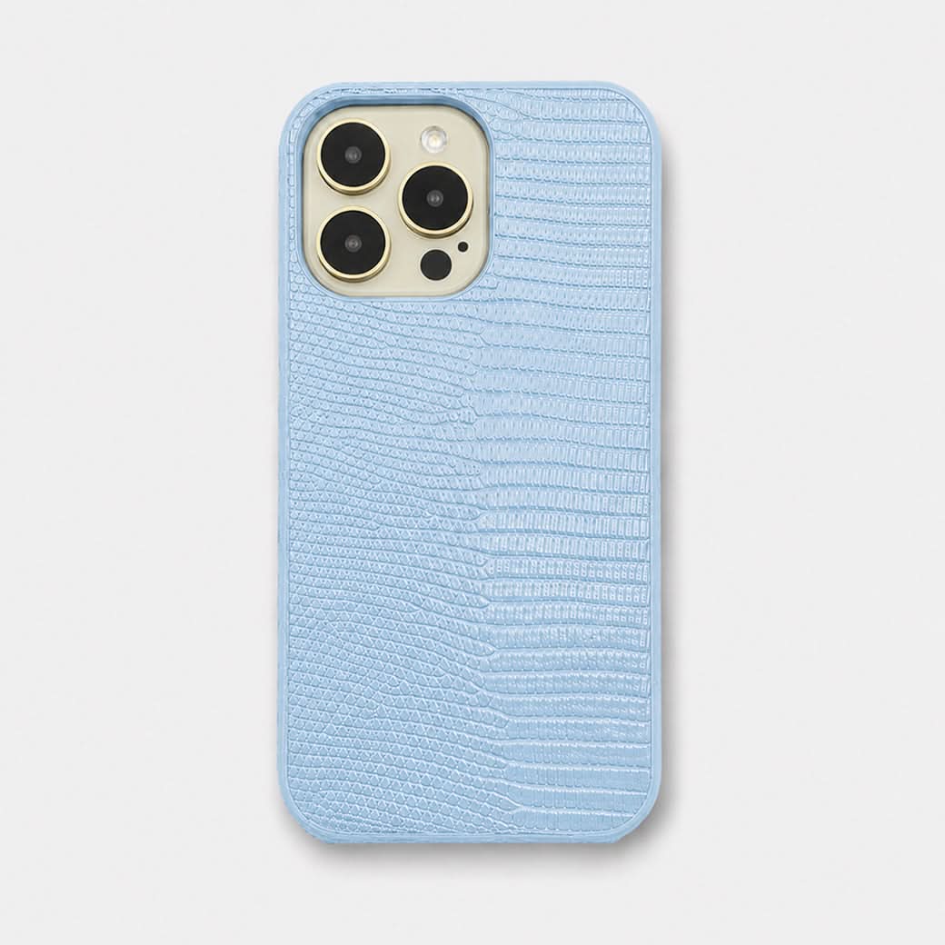 Funda para iPhone Maison Caviar Napoles en color azul bebé, protección y estilo para tu teléfono móvil.