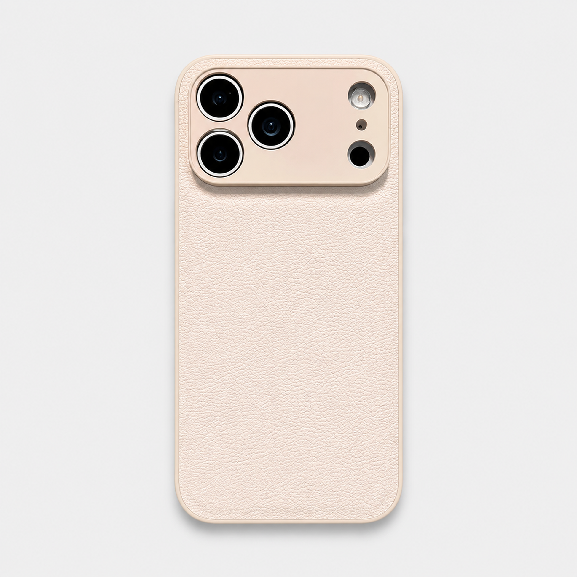 Funda para iPhone Madrid de Maison Caviar, protección elegante con diseño en color beige y detalles sofisticados.