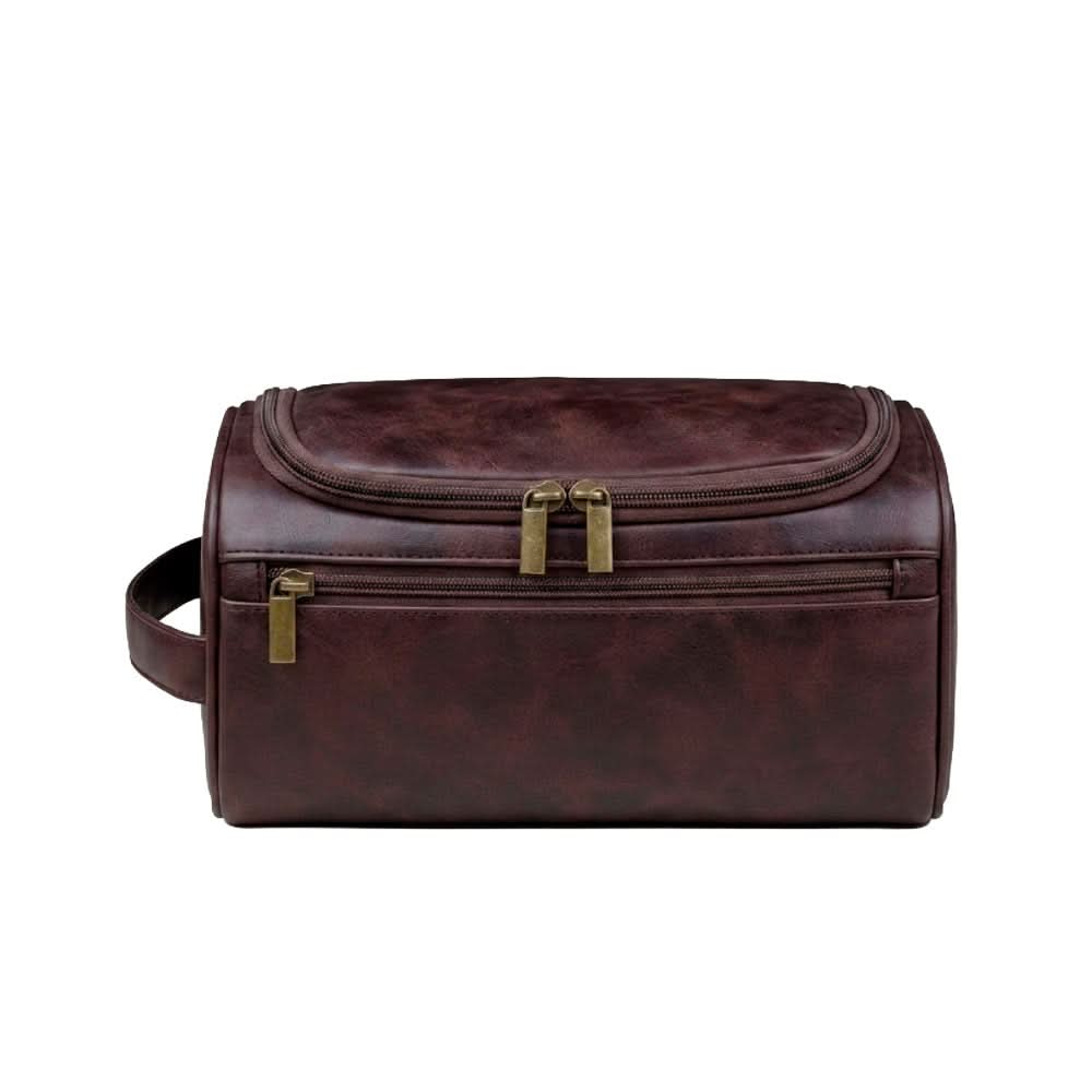 Bolsa de viaje Belmont de Maison Caviar en color vinotinto con asas resistentes y diseño elegante para viajes.