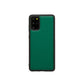 Funda Samsung Benedetto de Maison Caviar en color verde, protección y estilo para teléfono móvil.