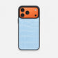 Funda negra para iPhone de Maison Caviar, estilo Valencia, de alta calidad y diseño elegante.