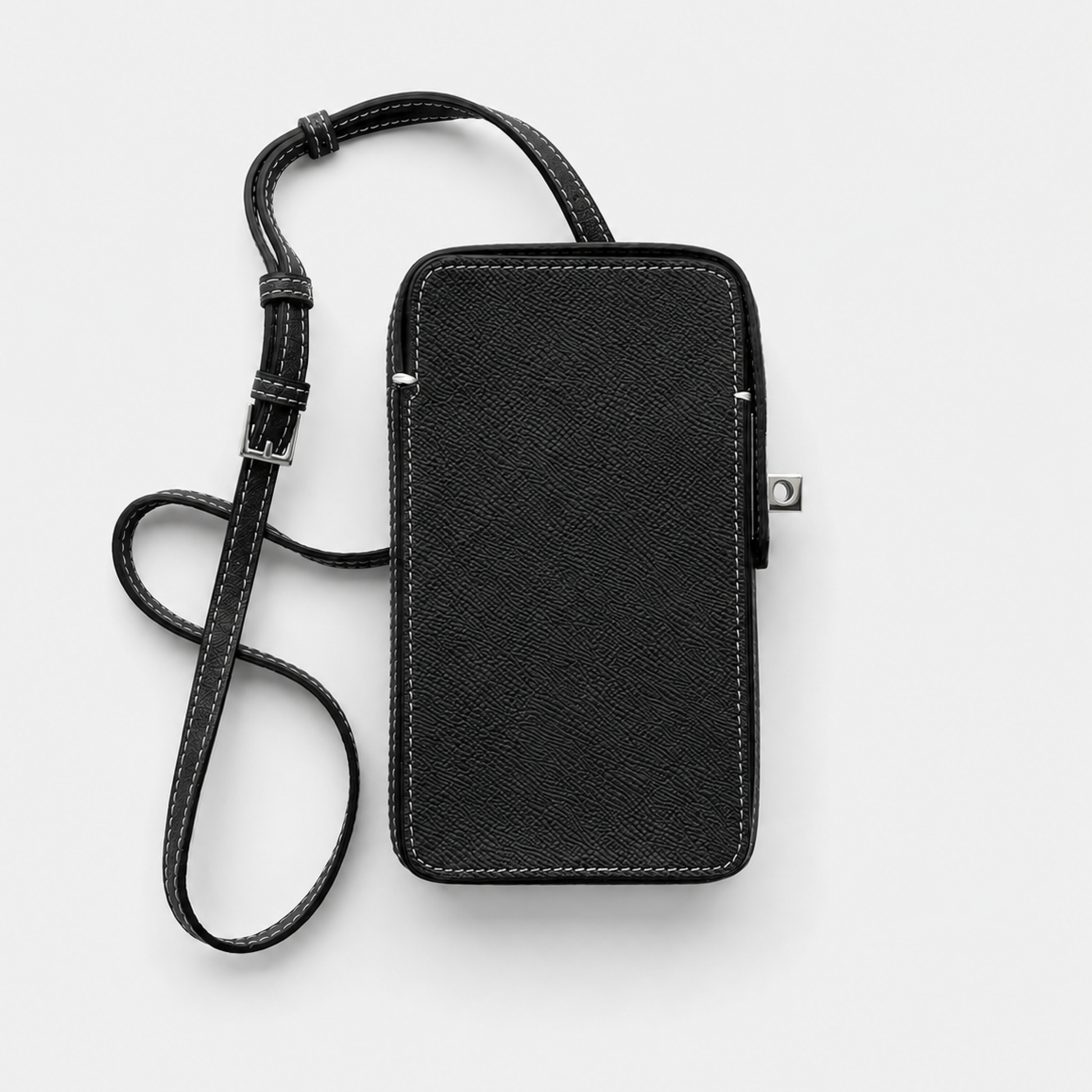 Funda para iPhone Maison Caviar Emily en color negro, protectora y con estilo para teléfono móvil.