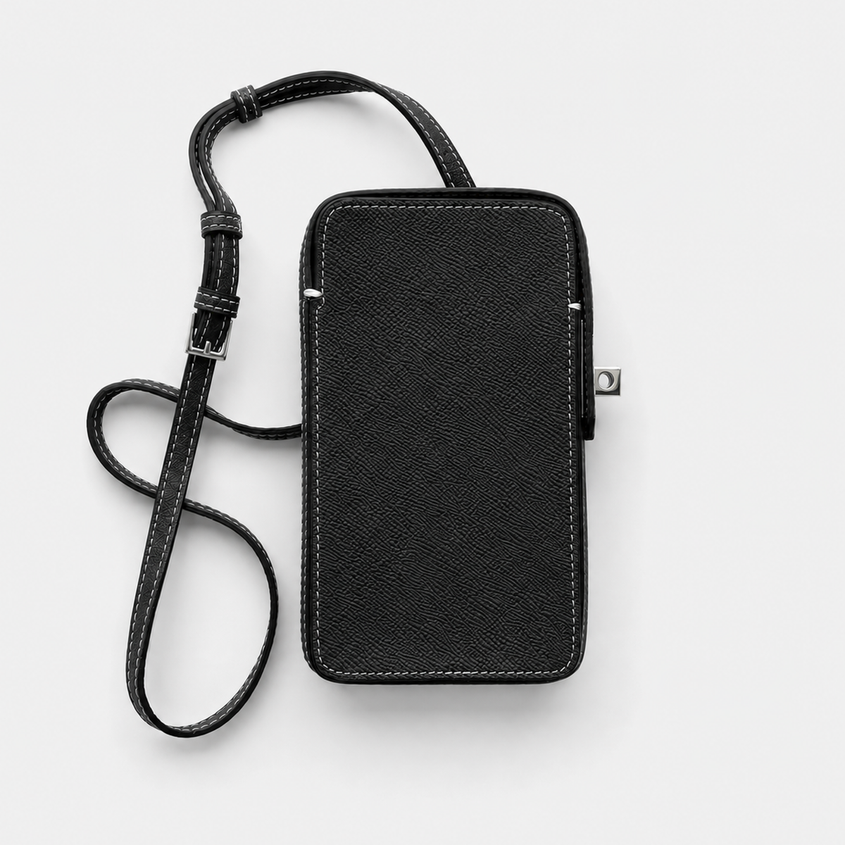 Funda para iPhone Maison Caviar Emily en color negro, protectora y con estilo para teléfono móvil.