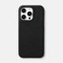 Funda negra para iPhone de Maison Caviar con diseño elegante y textura suave, protección y estilo para tu dispositivo.