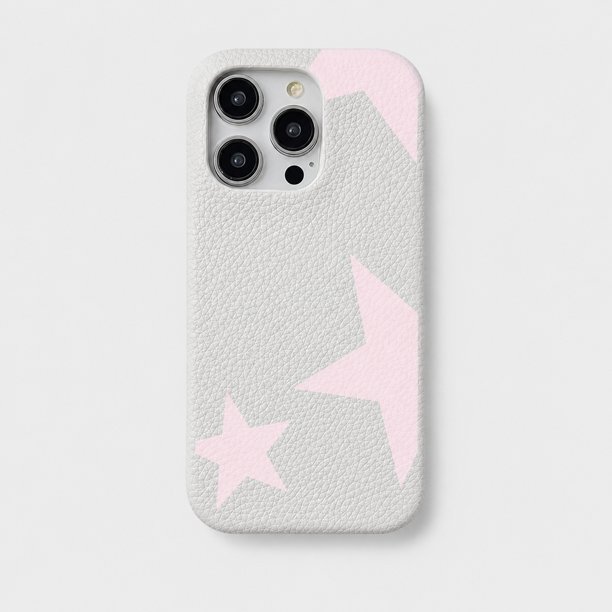 Funda blanca para iPhone de Maison Caviar, protección elegante y resistente para teléfono móvil.