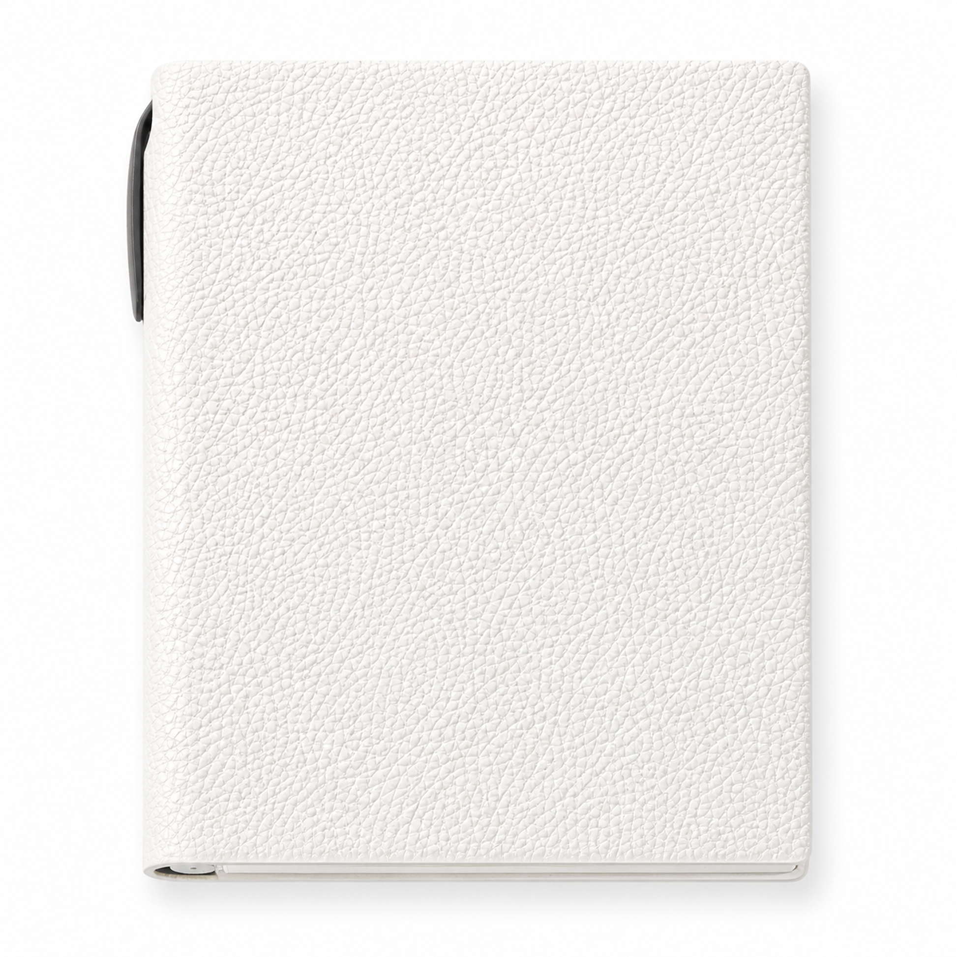 Agenda blanca Maison Caviar Margot con detalles elegantes y diseño compacto para planificación diaria.