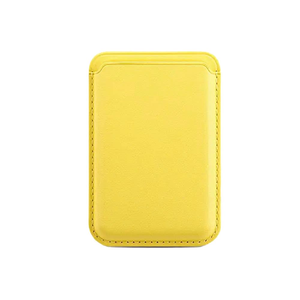 Tarjetero Magsafe Maison Caviar Bruno en color negro con diseño elegante y cierre magnético.