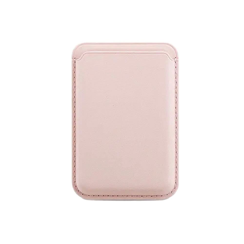 Tarjetero Maison Caviar Magsafe Bruno en cuero negro con compartimentos para tarjetas y diseño elegante.