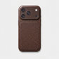 Funda para iPhone Maison Caviar Arthur en color café, protección y estilo para teléfono móvil.