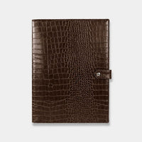 Funda para iPad Maison Caviar Mojacar de color café, protección ligera y elegante para tableta.