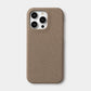 Funda para iPhone Pisa de Maison Caviar, protección de alta calidad con diseño elegante y acabado en color café.