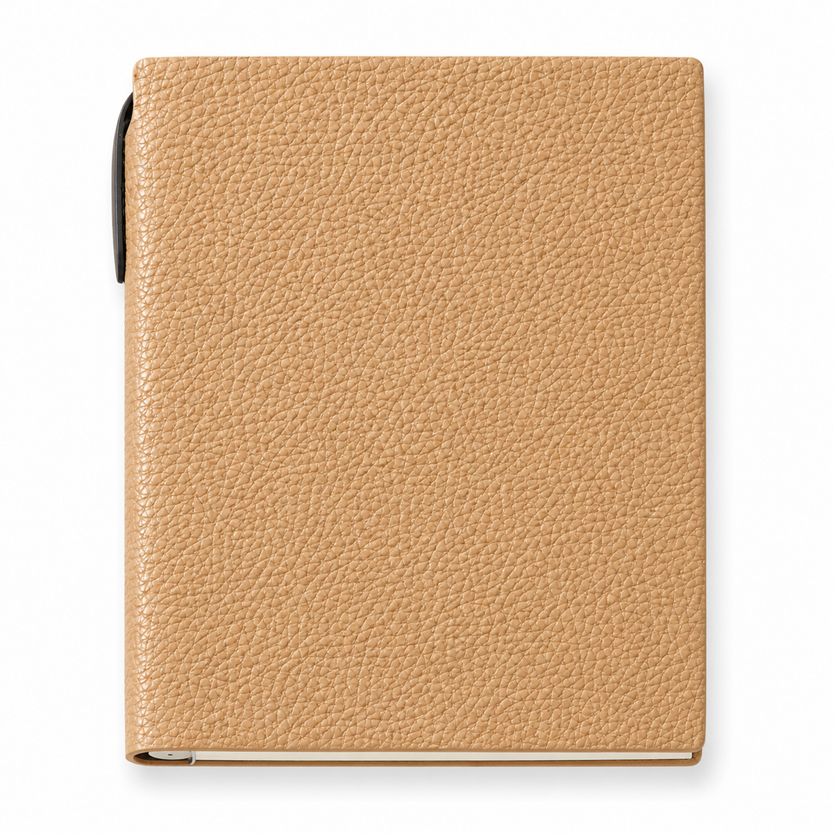 Agenda Maison Caviar Margot en color camel con diseño elegante y página interior visible en la imagen.