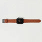 Correa de reloj Apple Watch Maison Caviar en color camel, piel de alta calidad y diseño elegante para Apple Watch.