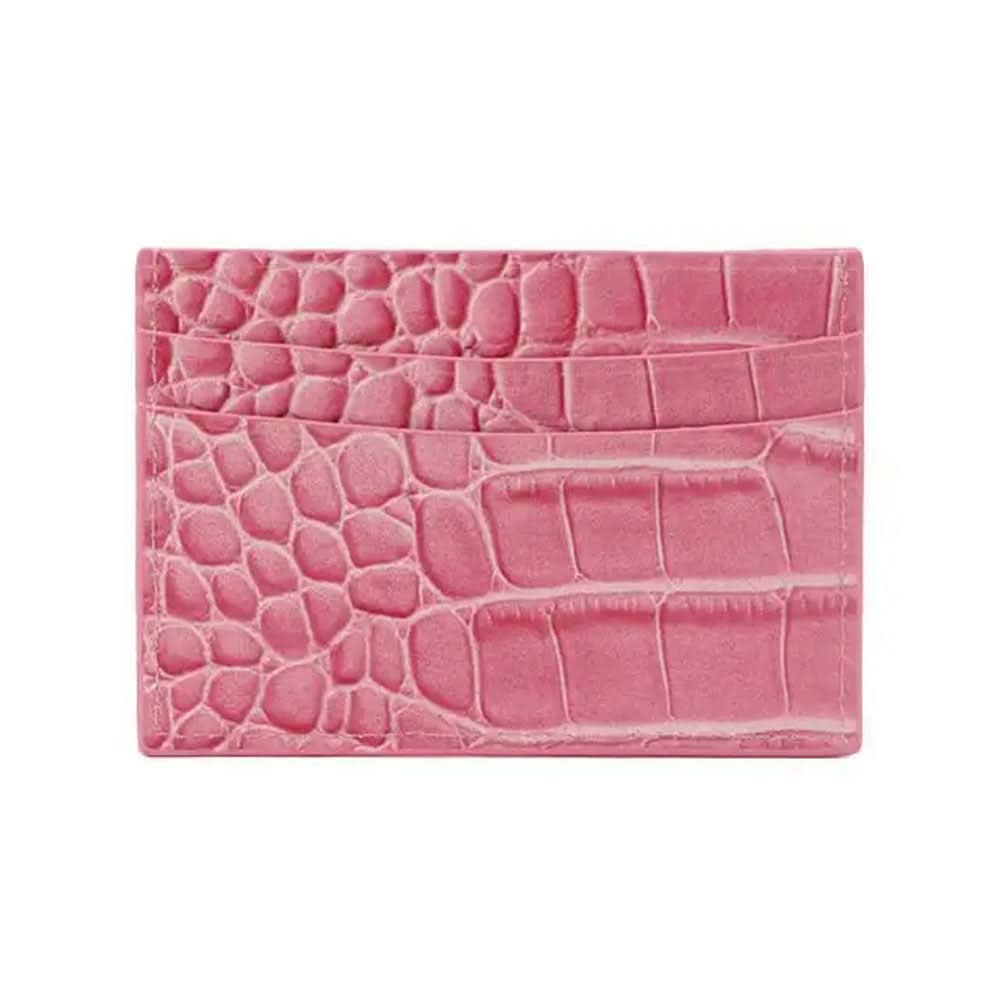 Tarjetero Maison Caviar Cannes en color rosado, con diseño elegante y compacto para tarjetas de crédito y débito.