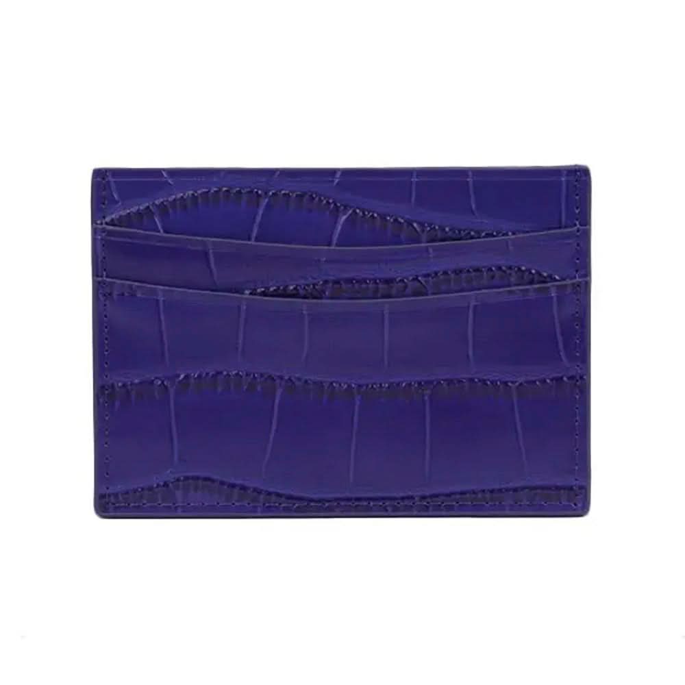 Tarjetero Maison Caviar Cannes en color morado con diseño elegante y compacto para tarjetas de crédito y débito.