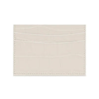Tarjetero Maison Caviar Cannes en color nude, con diseño elegante y compacto para tarjetas y documentos.