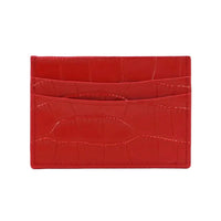 Tarjetero Maison Caviar Cannes en rojo con diseño elegante y compacto para tarjetas de crédito y débito.