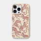 Funda para iPhone Maison Caviar Abby en color crema, protección y estilo para teléfono móvil.