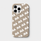 Funda para iPhone Maison Caviar Eliot en color crema, con diseño elegante y protección para el dispositivo.