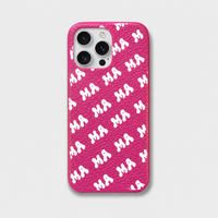 Funda para iPhone Maison Caviar Eliot en color rosa, protección y estilo para teléfono móvil.
