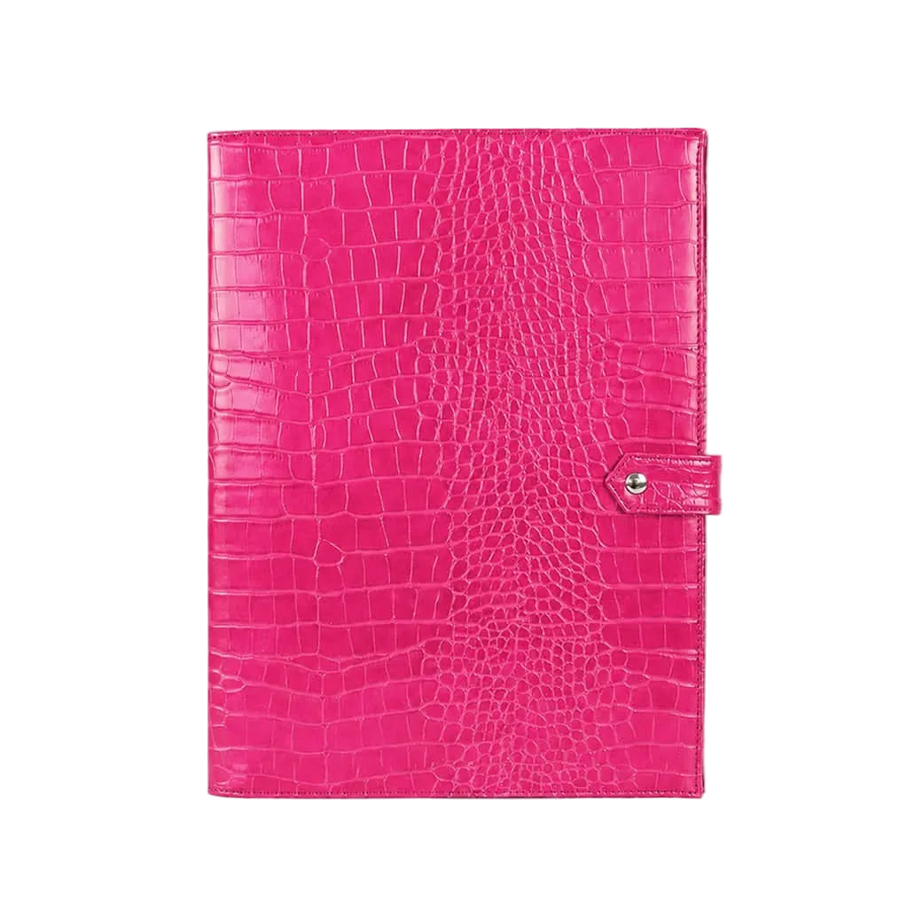 Funda para iPad Maison Caviar en color fucsia, protección elegante y moderna para tablet.