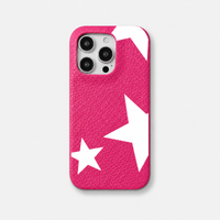 Funda para iPhone Liam de Maison Caviar en color fucsia, resistente y elegante, con diseño moderno y acabado de alta calidad.