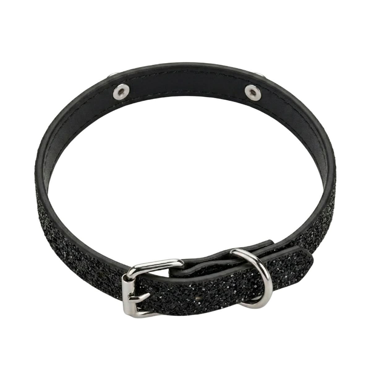Collar para mascotas Gian de Maison Caviar, hecho de cuero y metal, con diseño elegante y ajustable para perros y gatos.