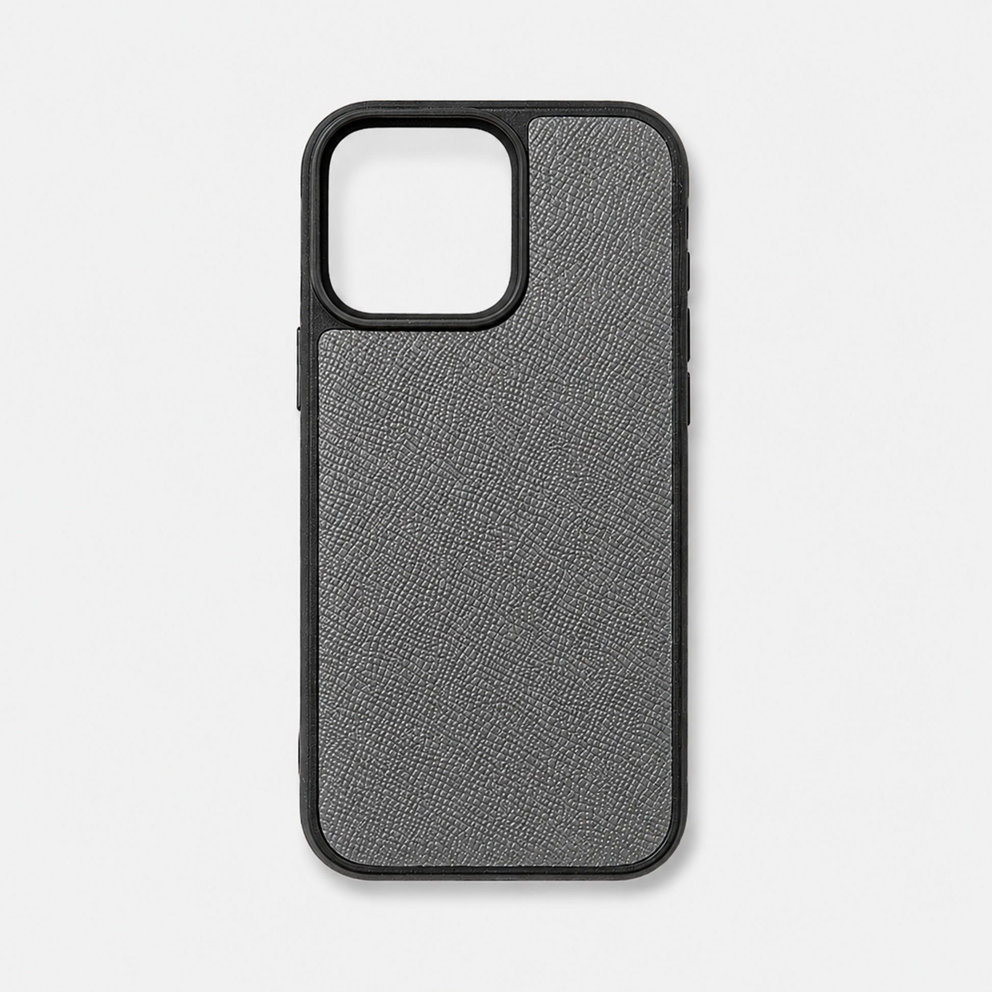 Funda para iPhone Maison Caviar Alicante en color gris, protección elegante para teléfono móvil.