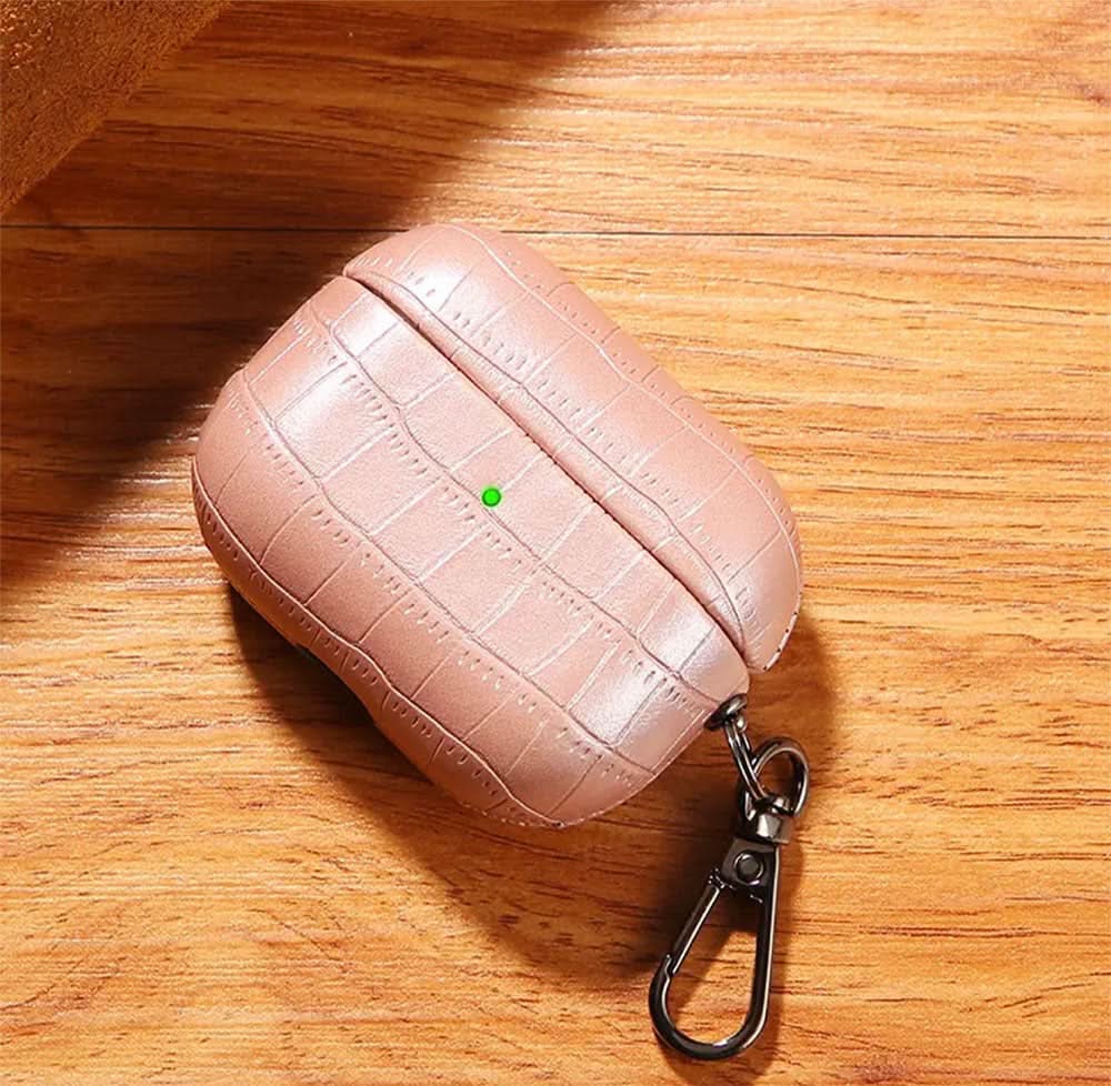 Funda para Airpods Maison Caviar con diseño de Ámsterdam, protección para auriculares inalámbricos, color negro y detalles elegantes.
