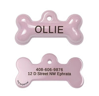 Collar para mascota Ollie de Maison Caviar con plaquita decorativa, en color beige y con detalles elegantes.