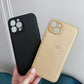 Funda para iPhone Madrid de Maison Caviar, protección elegante con diseño exclusivo, vista frontal en color negro.