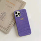 Fundas para iPhone Maison Caviar Milan, protección elegante en cuero con diseño sofisticado en la imagen.