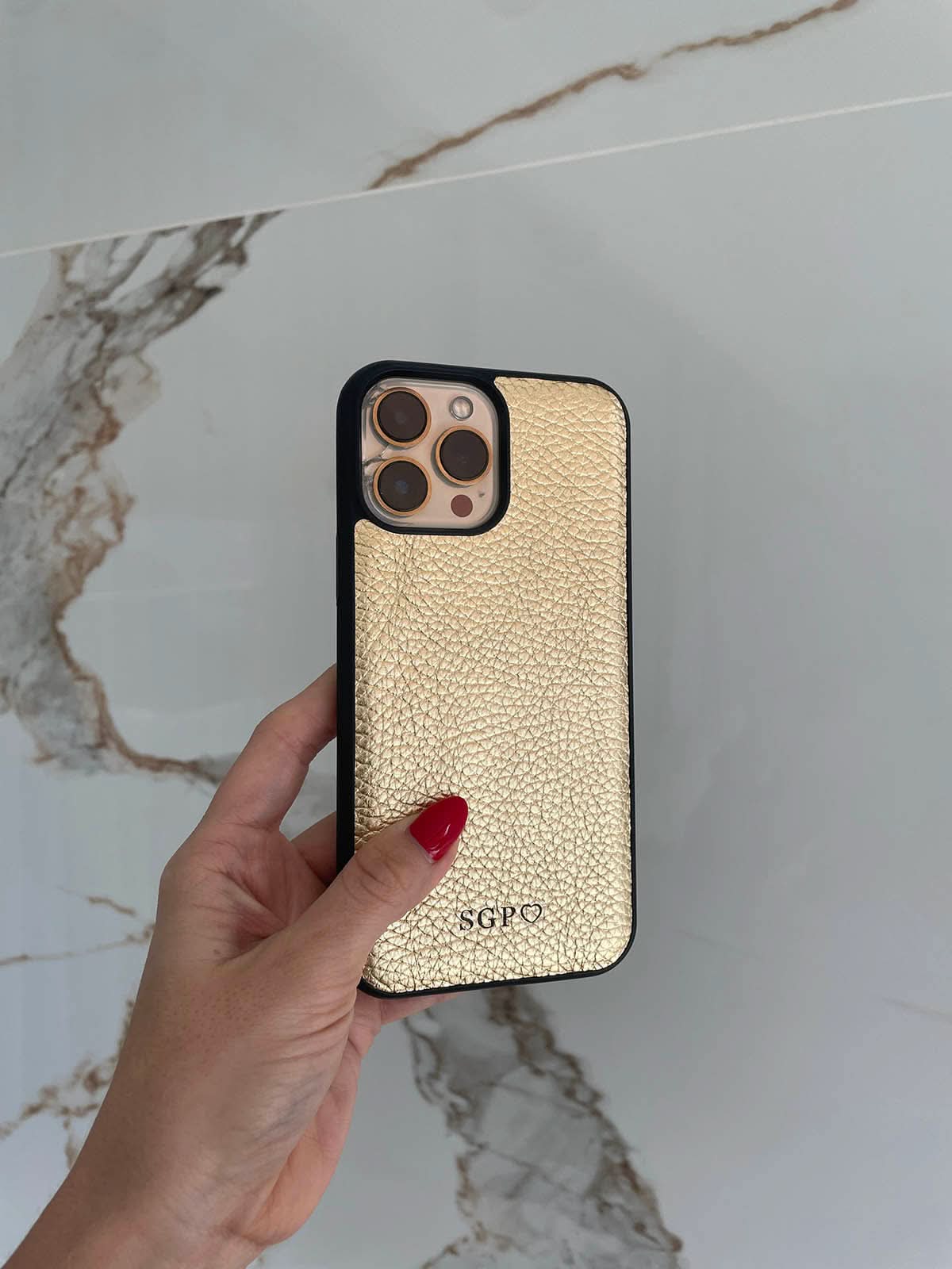 Funda para iPhone Bari de Maison Caviar, protección de alta calidad en diseño elegante y duradero, vista frontal del producto