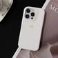 Funda para iPhone Pisa de Maison Caviar, protección elegante en cuero con diseño detallado, vista frontal del caso en color negro