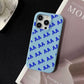 Funda para iPhone Eliot de Maison Caviar, protección en cuero con diseño elegante y detalles finos, vista frontal.