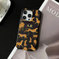 Funda para iPhone Amber de Maison Caviar, protección transparente y elegante con acabado en ámbar.