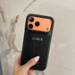 Funda para iPhone Maison Caviar Napoles en color negro con diseño elegante y detalles de lujo.