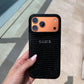 Funda para iPhone Maison Caviar Napoles, protección elegante en color negro con detalles de alta calidad.