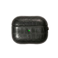 Funda para Airpods Maison Caviar con diseño de Ámsterdam en color negro, protección para auriculares inalámbricos.
