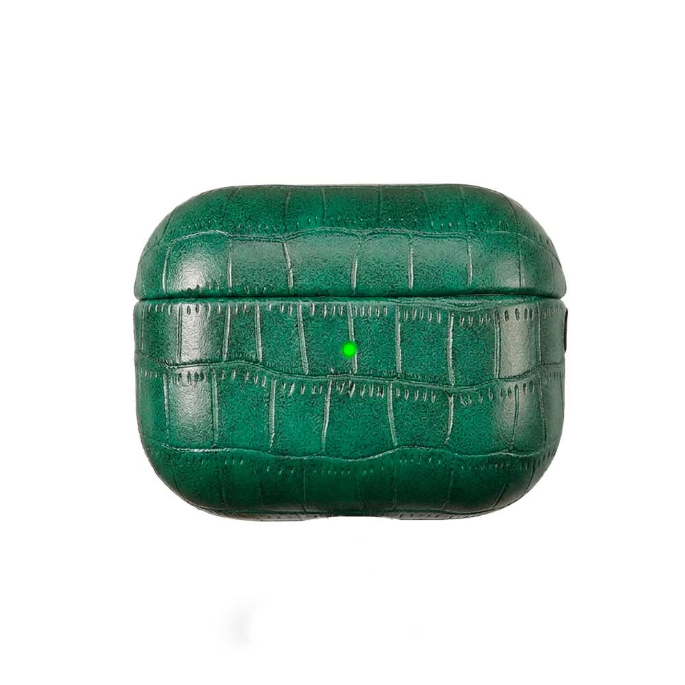 Funda para Airpods Maison Caviar Amsterdam de color verde, protección y estilo para auriculares inalámbricos.