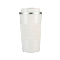 Vaso para café Maison Caviar Filipo de cerámica blanca, con diseño elegante y asa para beber café con estilo.