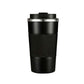 Vaso para café Filipo de Maison Caviar, diseño elegante y moderno, con asa y acabado en cerámica blanca.